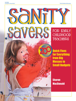 cover image of Sanity Savers for Early Childhood Teachers